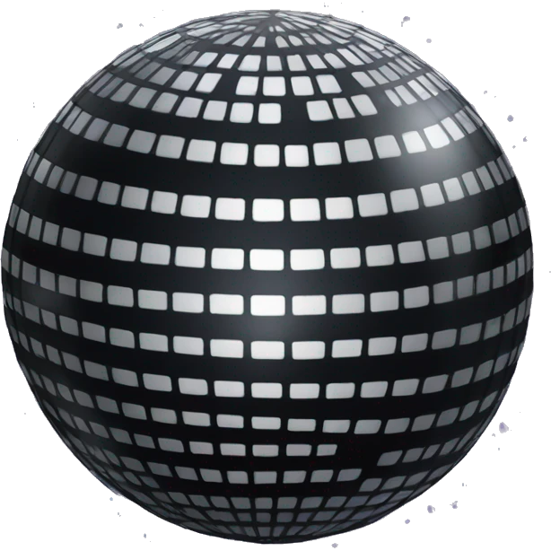 black disco ball emoji