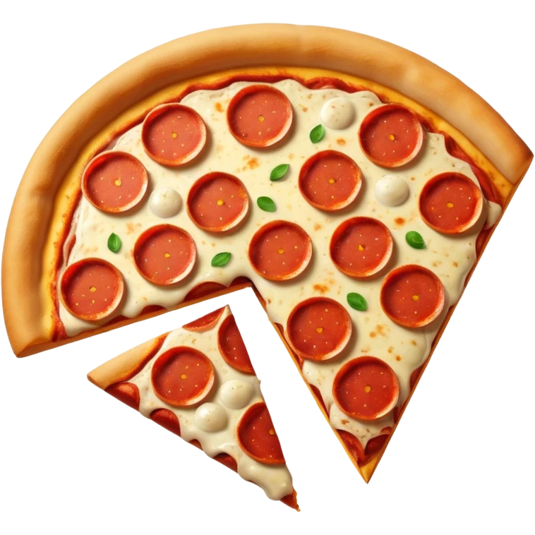 2 slices of pizza emoji