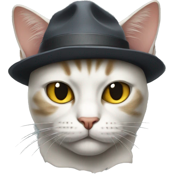 Gangster cat emoji