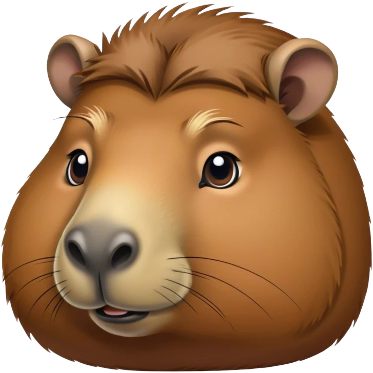 Capybara giving a side eye emoji