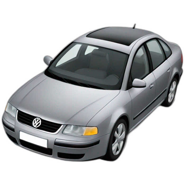 Volkswagen passat b5 grey emoji