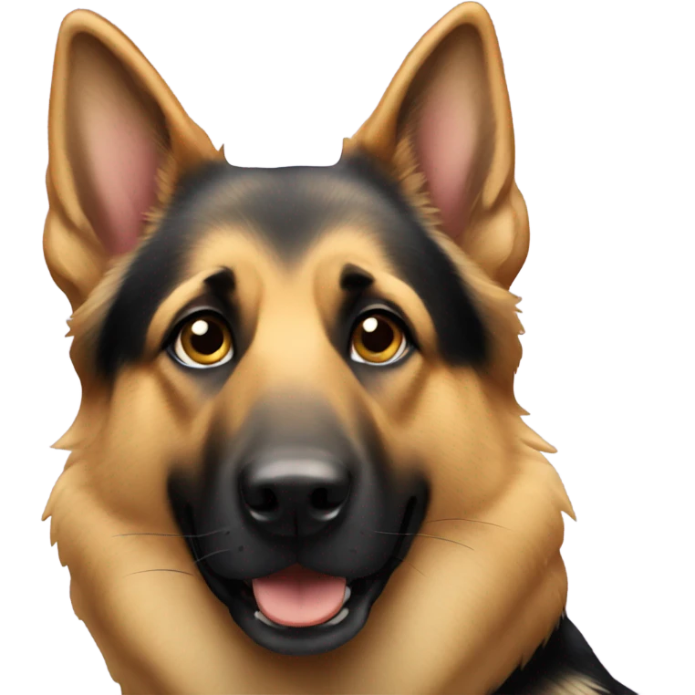 German shepherd  emoji