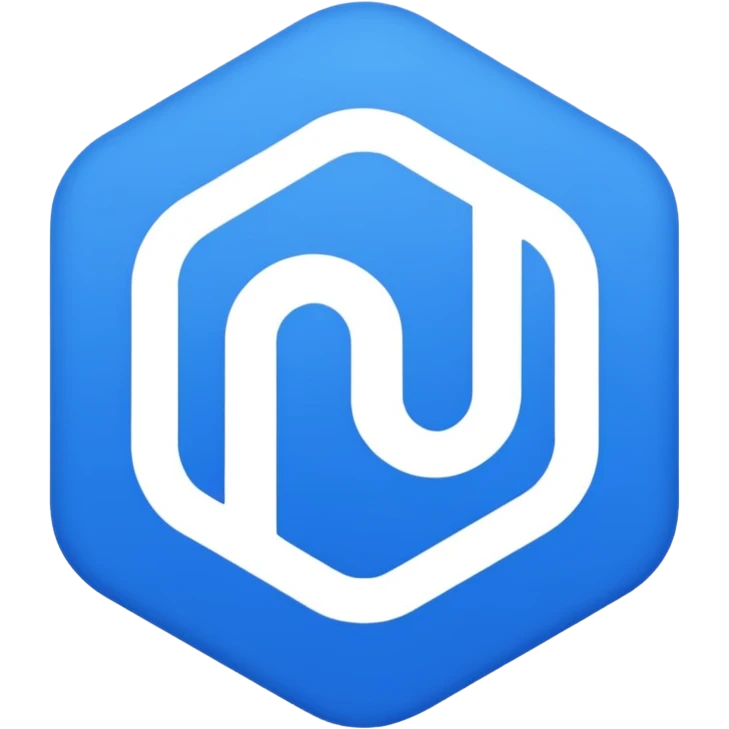 NU, design these 2 letters as logo emoji