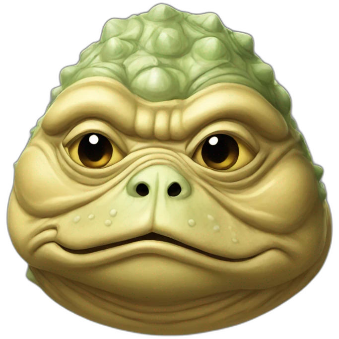 Jabba the Hutt head emoji