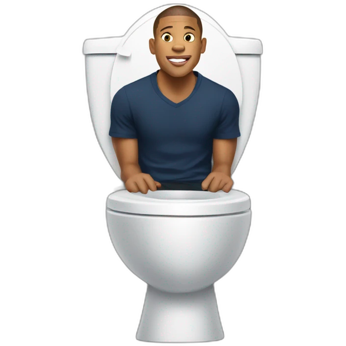 MBAPPE on the toilet emoji