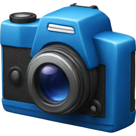 blue camera emoji