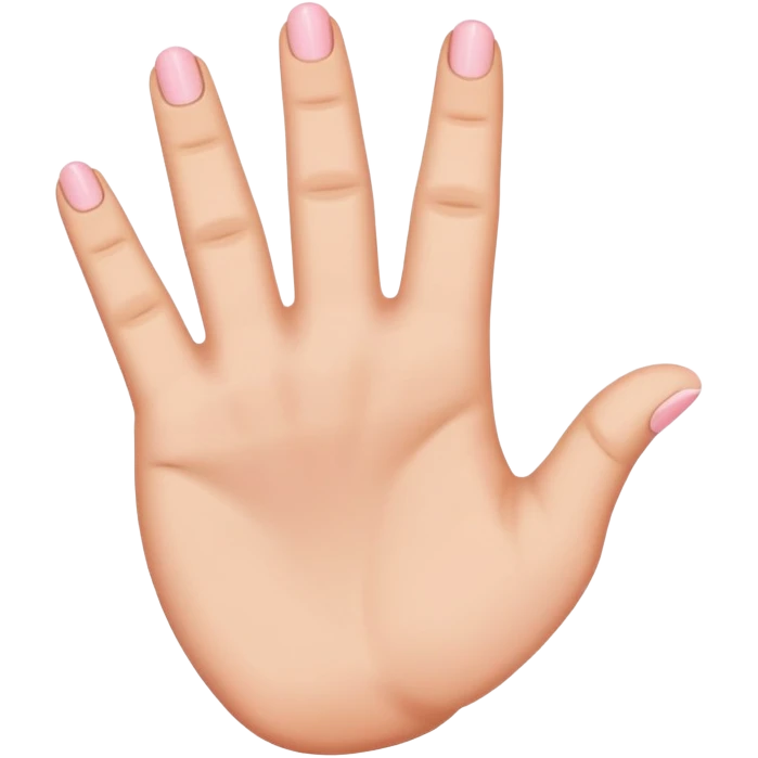 Hand with pinky only sticking up emoji