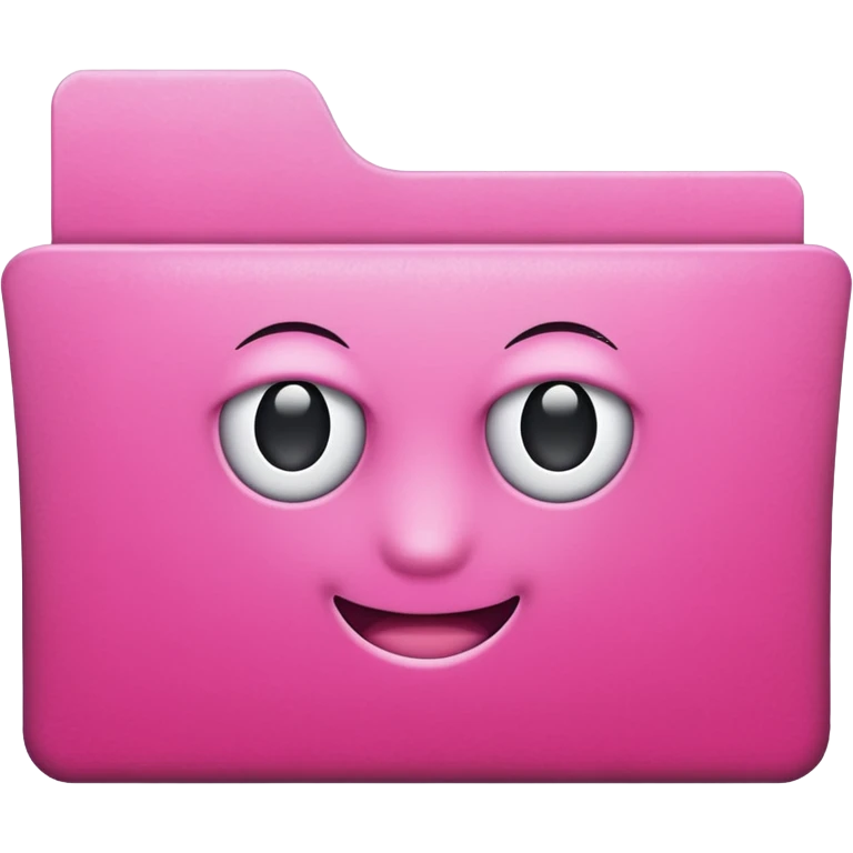 simple mix pink folder emoji