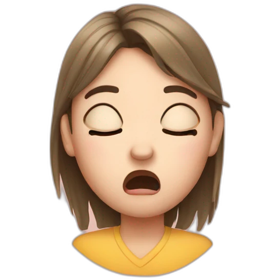 sneezing girl emoji