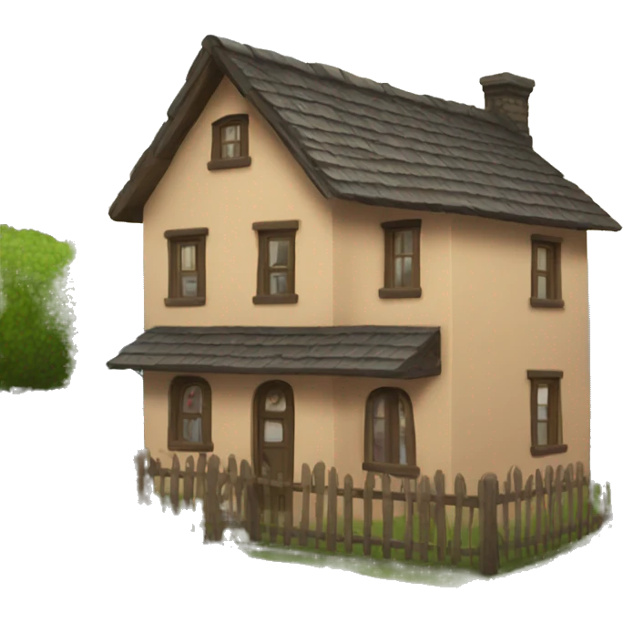 house in the village emoji