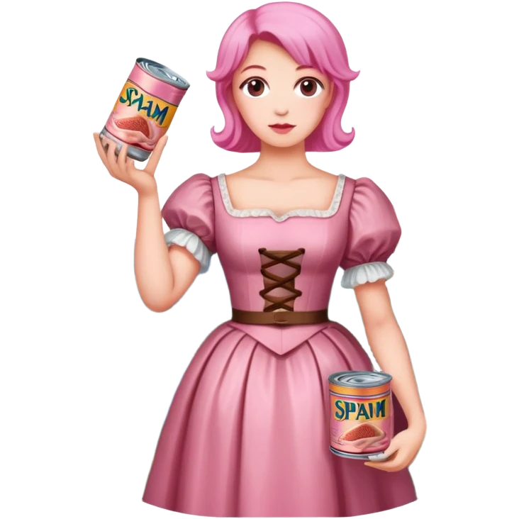 van gogh pink SPAM meat mona lisa renaissance landscape emoji