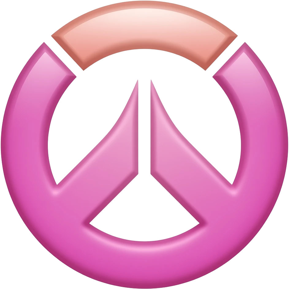 pink overwatch logo emoji
