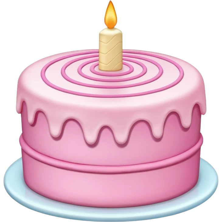 pink cake emoji
