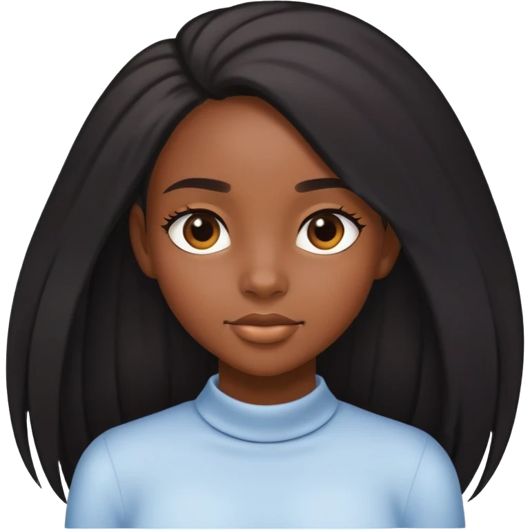 Black girl emoji