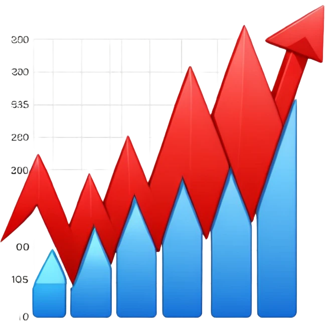 chart going down emoji