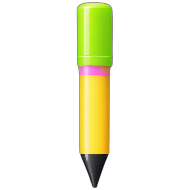 just the tip of a highlighter marker emoji