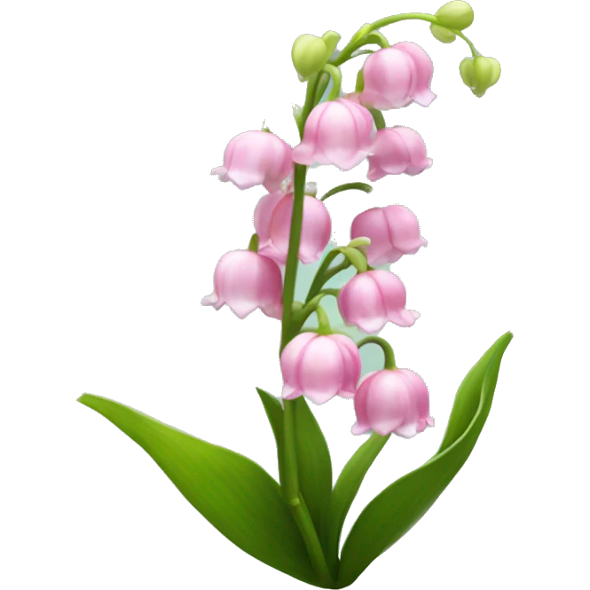  pink lily of the valley emoji