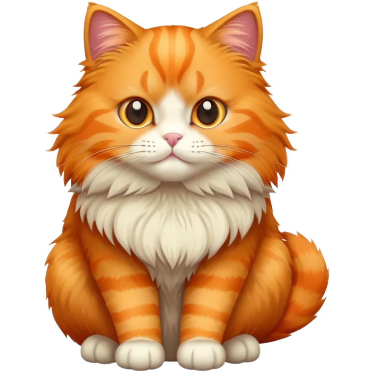 Orange cat emoji