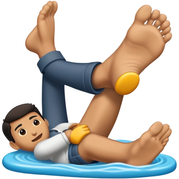 Ayak adamı eziyor emoji