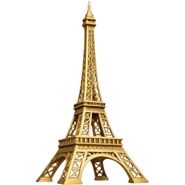 Gold Eiffel Tower ￼ emoji