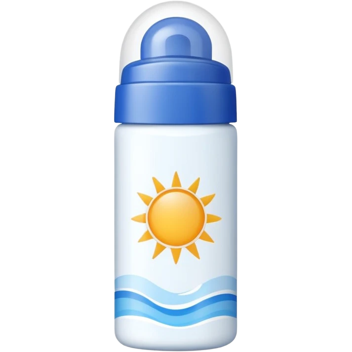 sun cream bottle emoji
