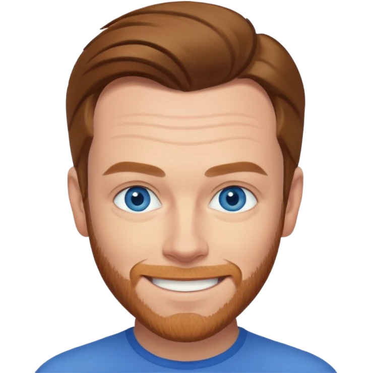 Ewan McGregor with blue eyes emoji