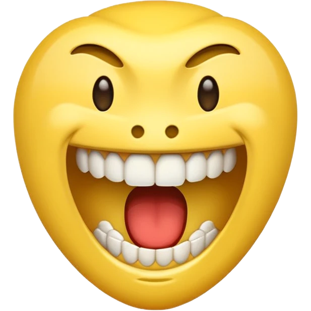 Emoji clenching teeth on one side emoji