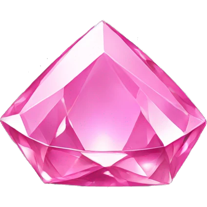 Pink diamond  emoji
