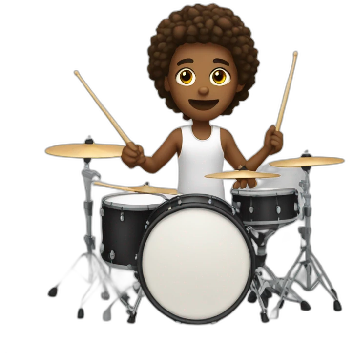 Playing drums  emoji