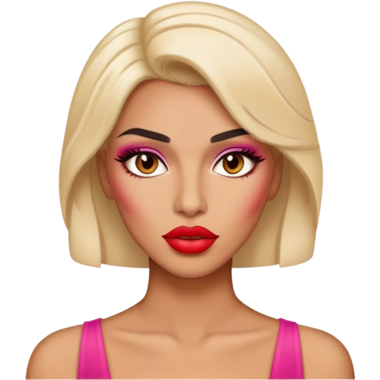 Hot trans woman with soft features emoji