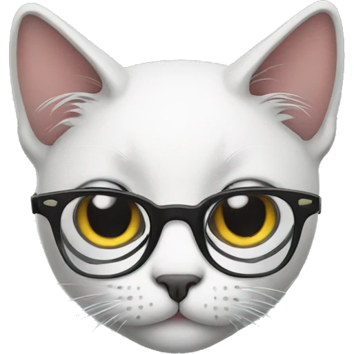 cat with glasses emoji
