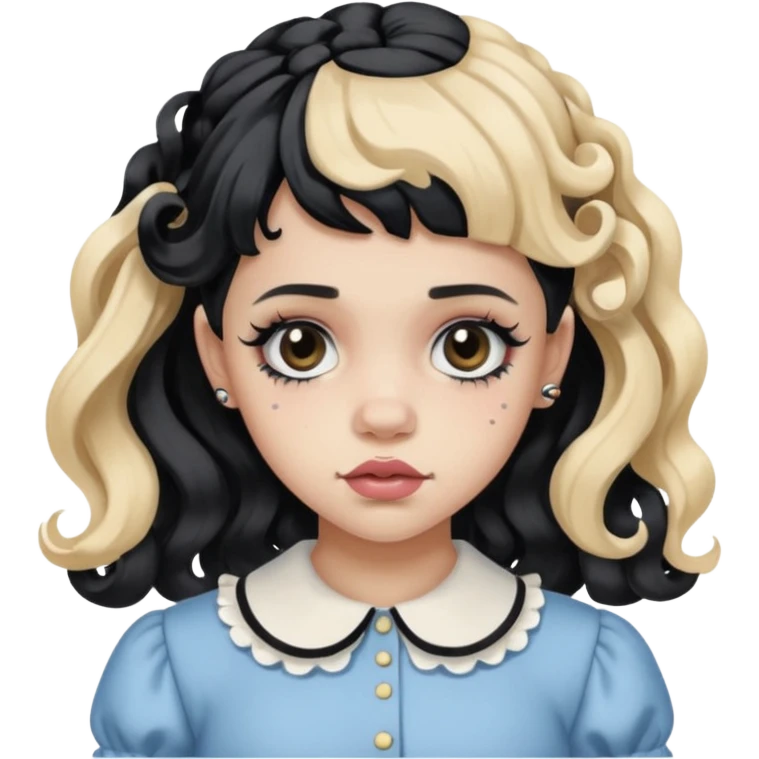 Melanie Martinez with split her emoji