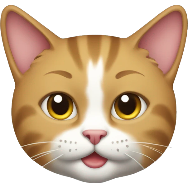 Exacted cat emoji