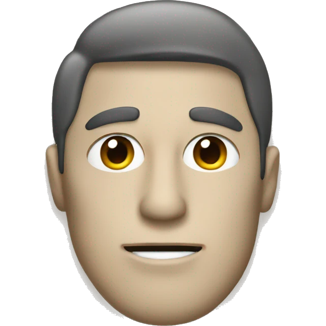 Man face covered by new paper  emoji