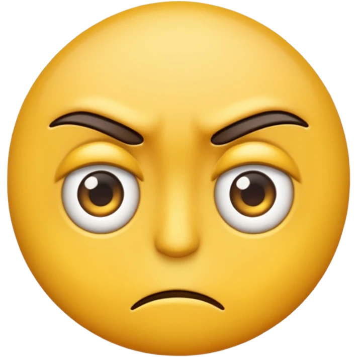 Emoji face eye twitch annoyed  emoji