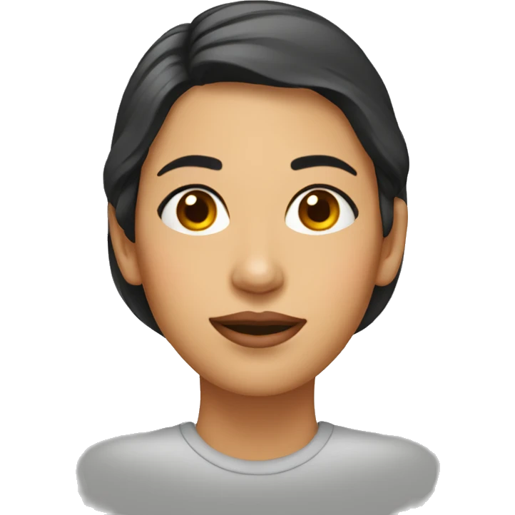 Mujer desmaquillandose  emoji