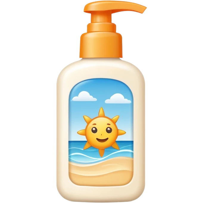 Sunscreen emoji