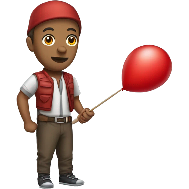 red ballon dart poping  emoji