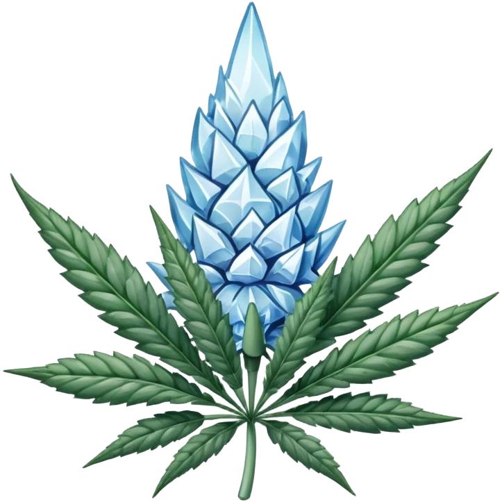 white color marijuana emoji