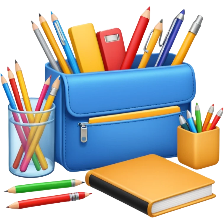 school supplies emoji