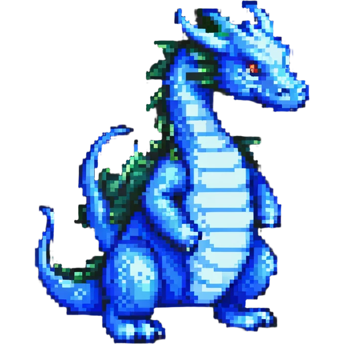 blue dragon emoji