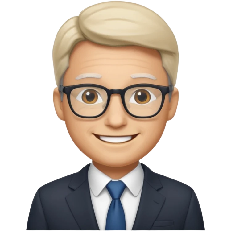 ceo with glasses emoji