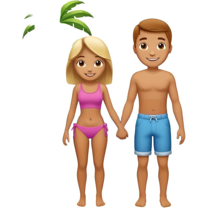 honeymoon with tropical beach emoji