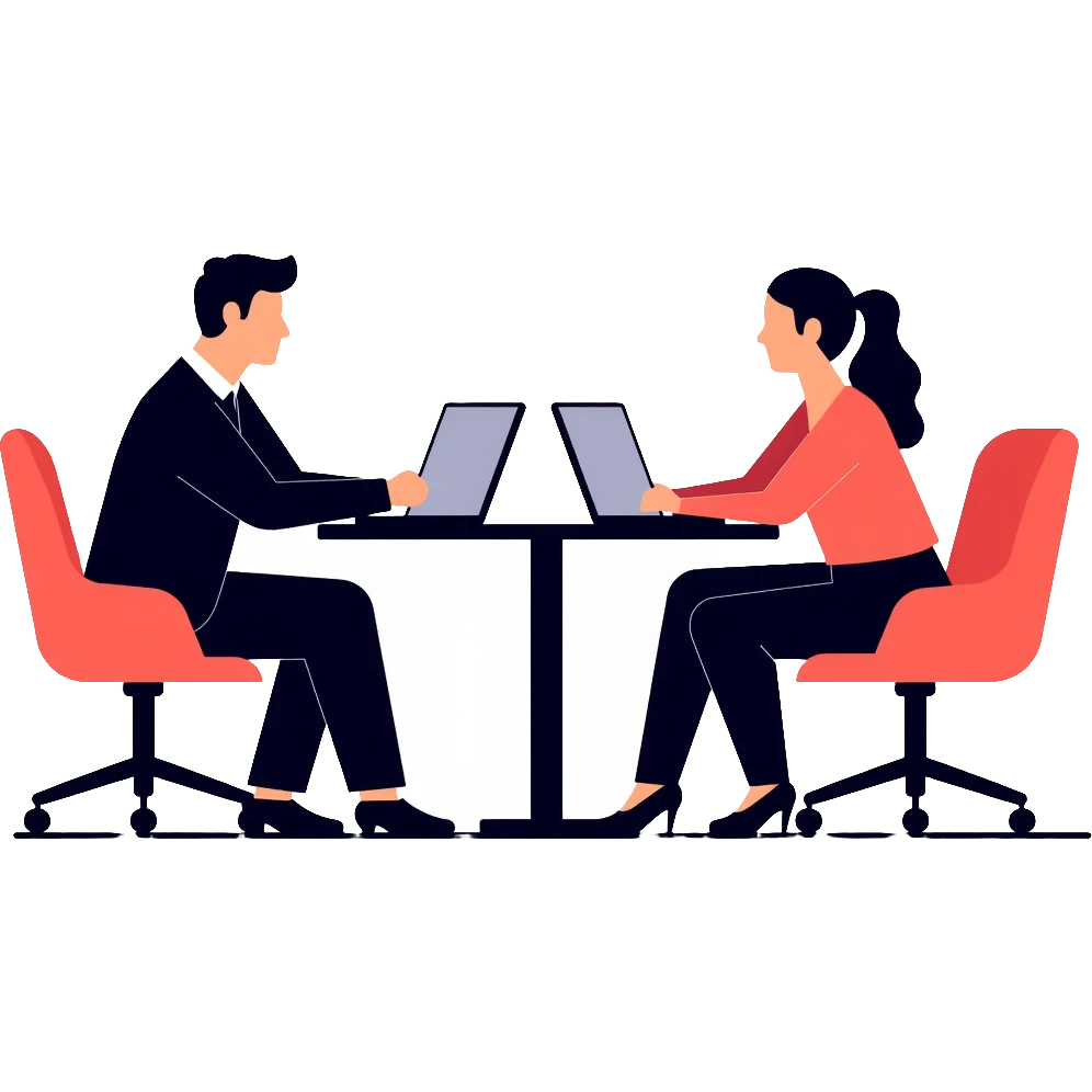 client meeting with business people at conference table emoji