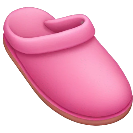 Pink slipper  emoji