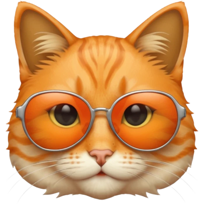 Cat wearing sunglasses emoji