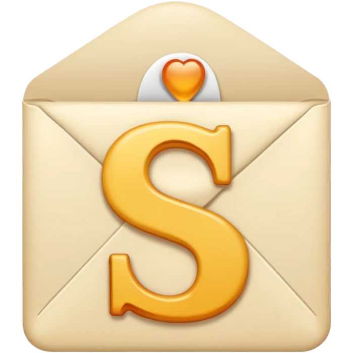 Letter Cream-colored emoji