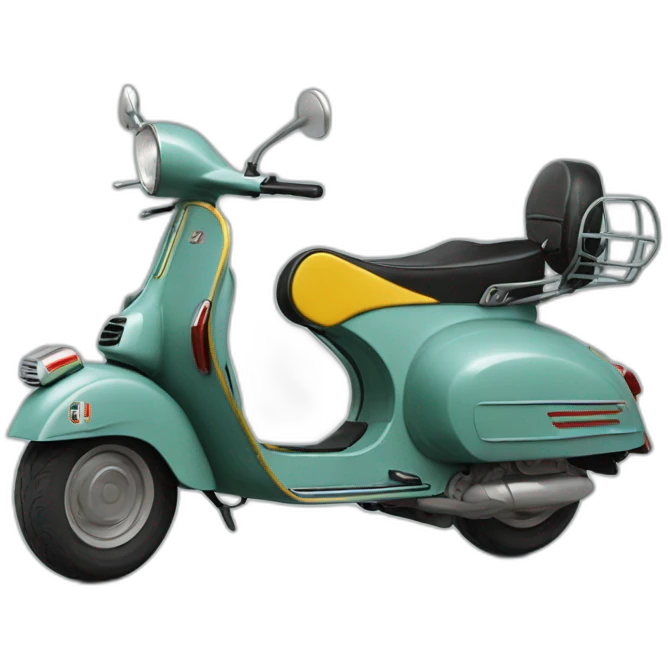 Vespa de carreras emoji