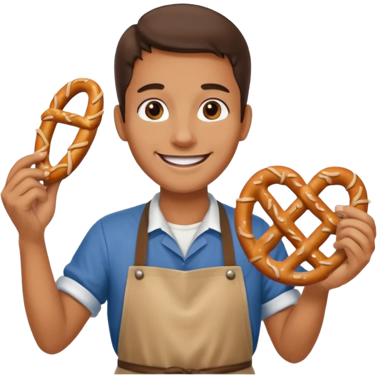 pretzel vendor emoji