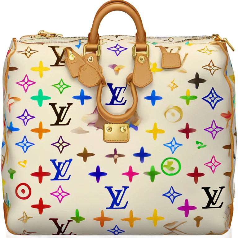 Multicolor Louis Vuitton bag emoji